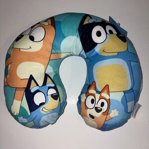 BLUEY Colorful Cartoon Kids U-Shaped Travel Neck Pillow